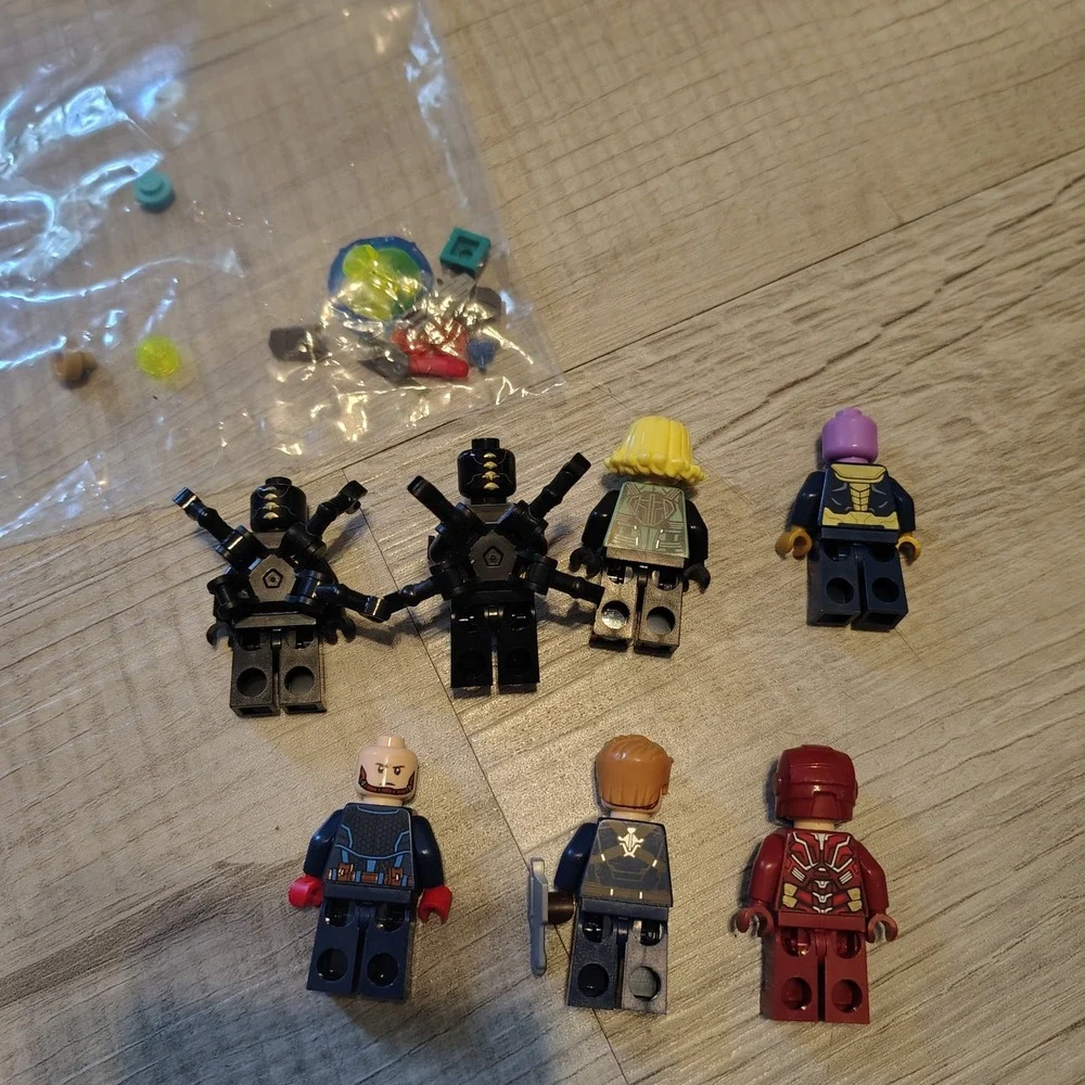 Marvel Avengers Infinity War Minifigure Lot Iron Man Captain America Thanos 7pc
